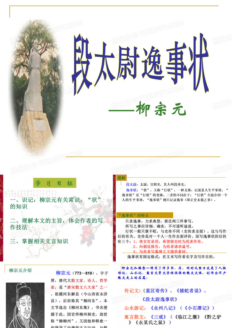 13段太尉逸事状
