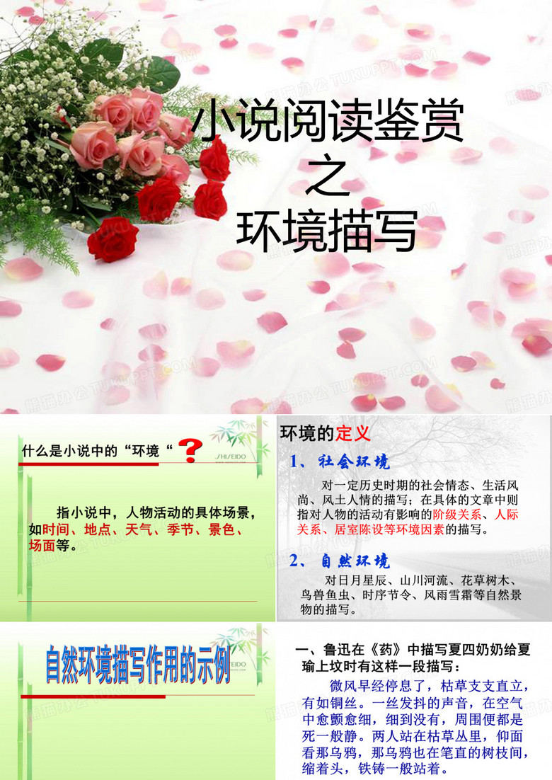 小说环境描写的作用