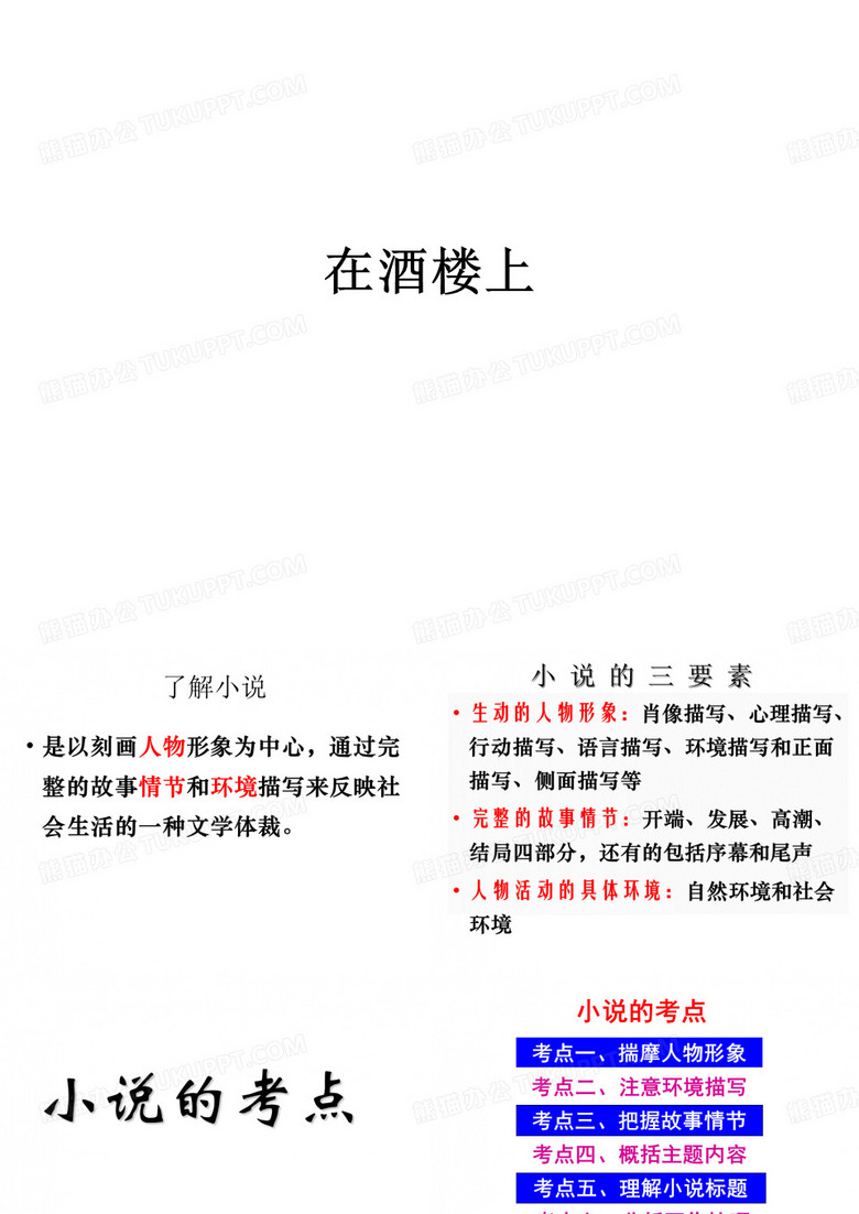 在酒楼上