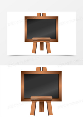 扁平小黑板免抠元素