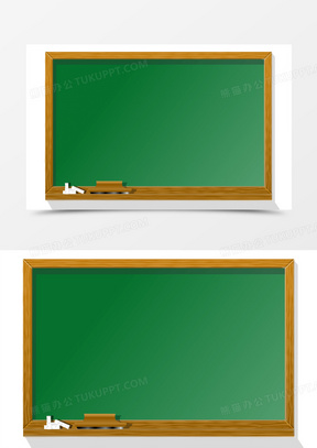 绿色黑板免抠元素