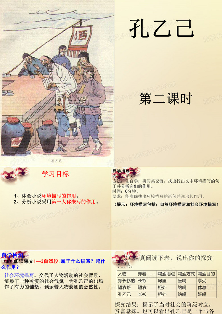 公开课教案教学设计课件人教初中语文九下《孔乙己》PPT课件 (二)