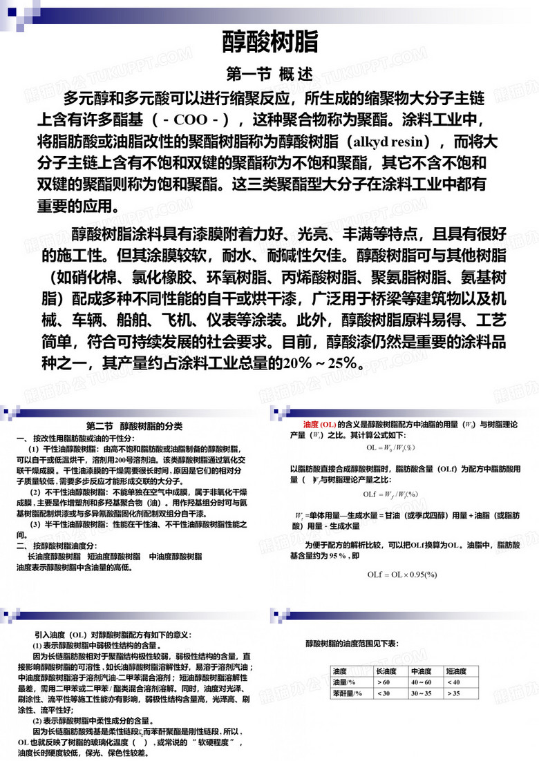 醇酸树脂