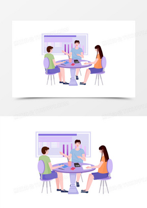 小组卡通素材_小组卡通图片_小组卡通素材图片下载_熊猫办公