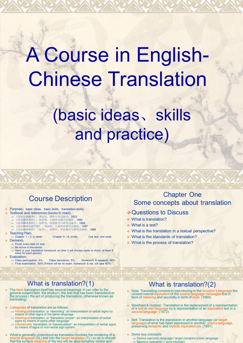 英汉翻译introduction