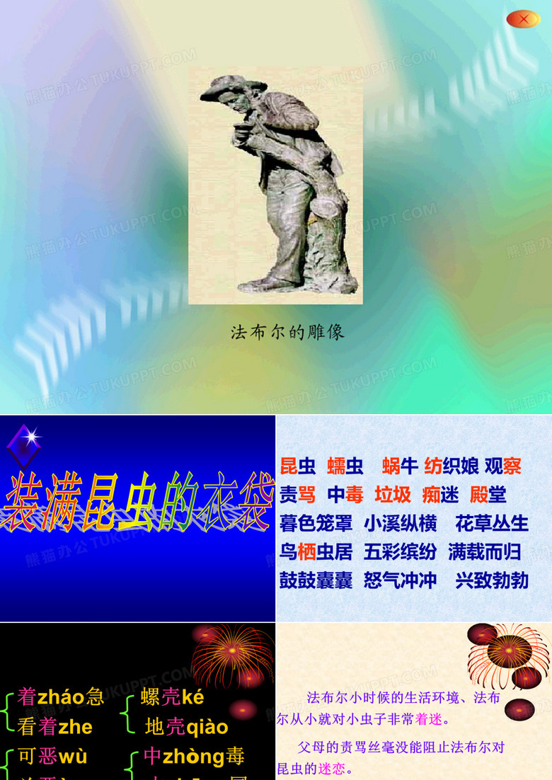 装满昆虫的衣袋
