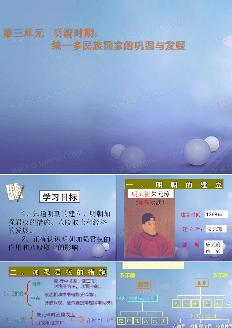 明清时期统一多民族国家的巩固与发展 课件