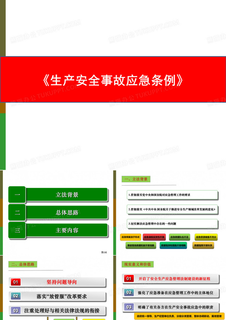 《生产安全事故应急条例》
