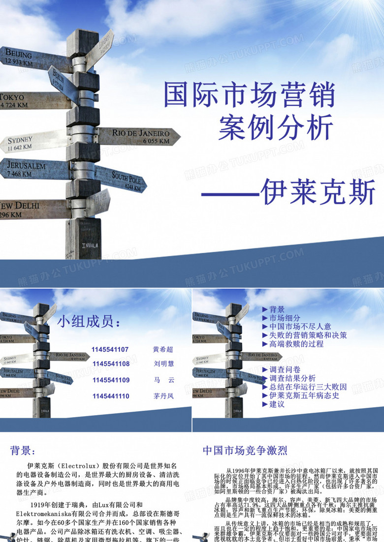 国际市场营销伊莱克斯案例分析