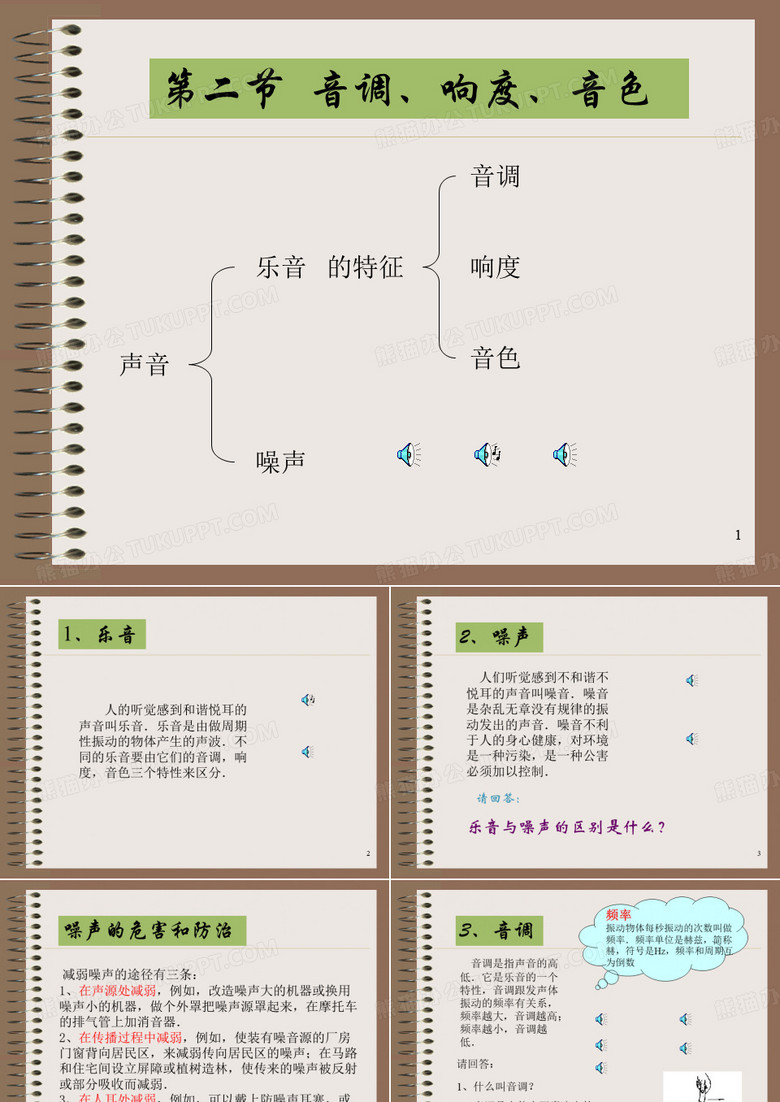 《音调、响度、音色》解读