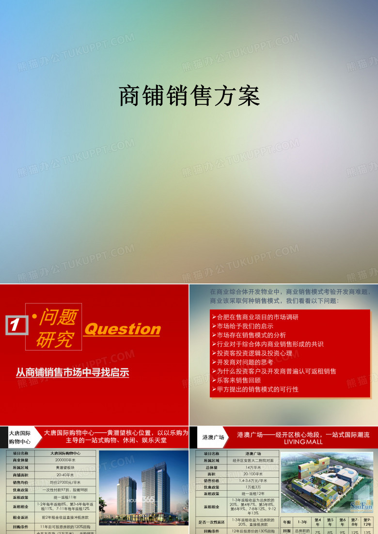商铺销售方案