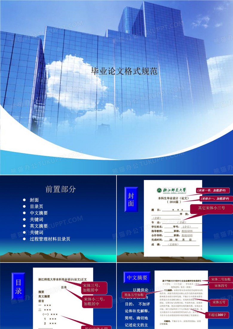 毕业论文格式规范