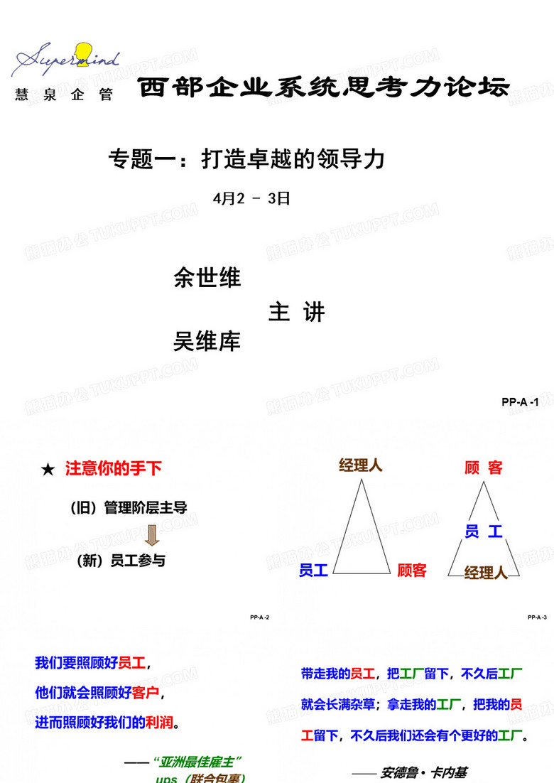 领导力(余世维)
