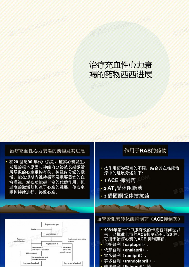 治疗充讲义血性心力衰竭的药物西西进展