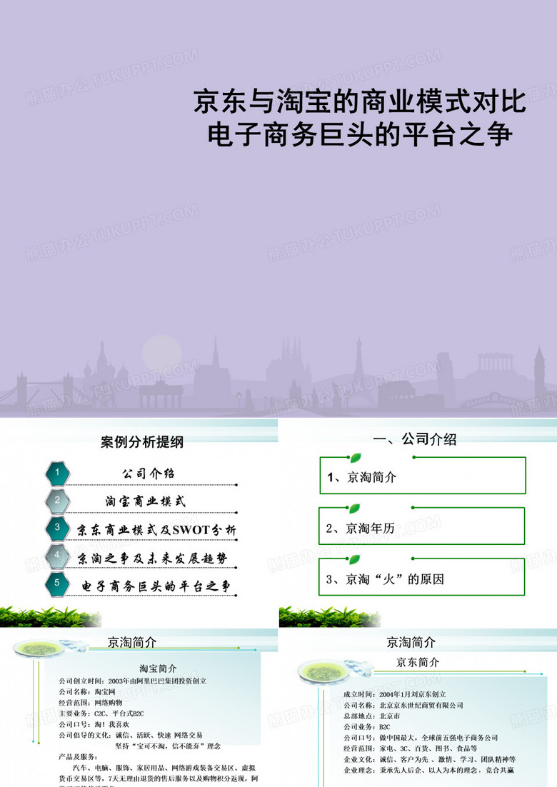 京东与淘宝的商业模式对比