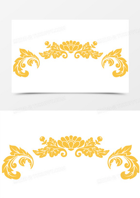 古风花纹图片素材