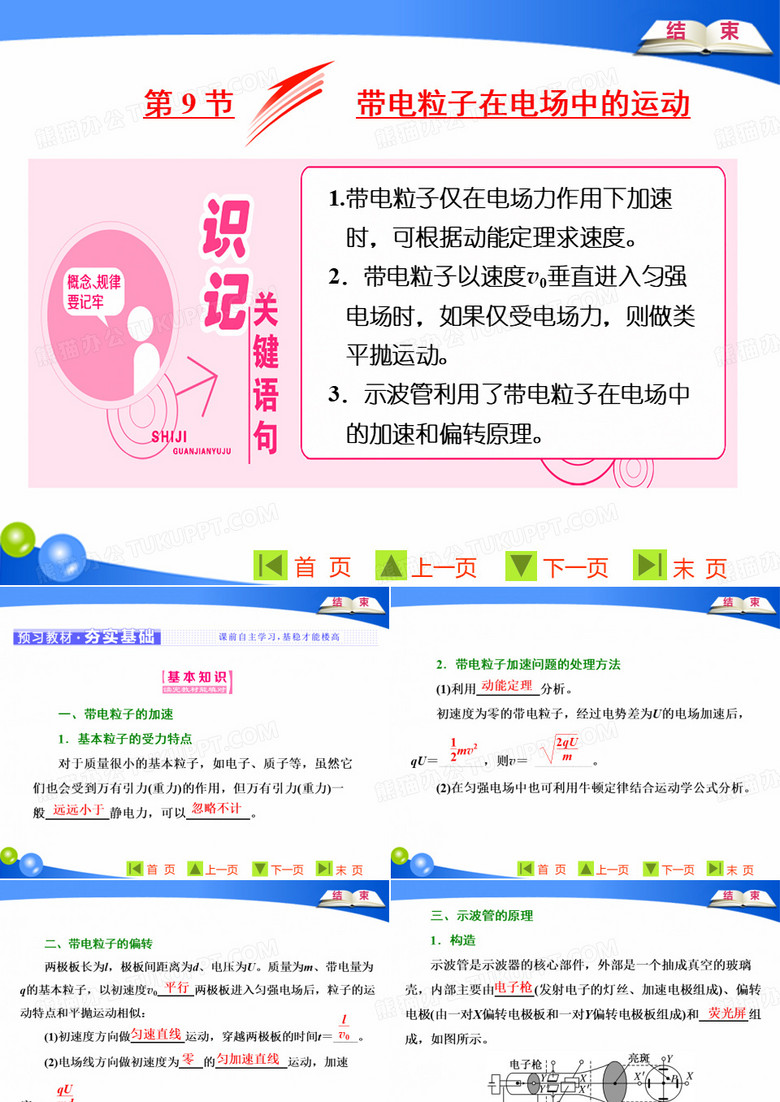 带电粒子在电场中的运动