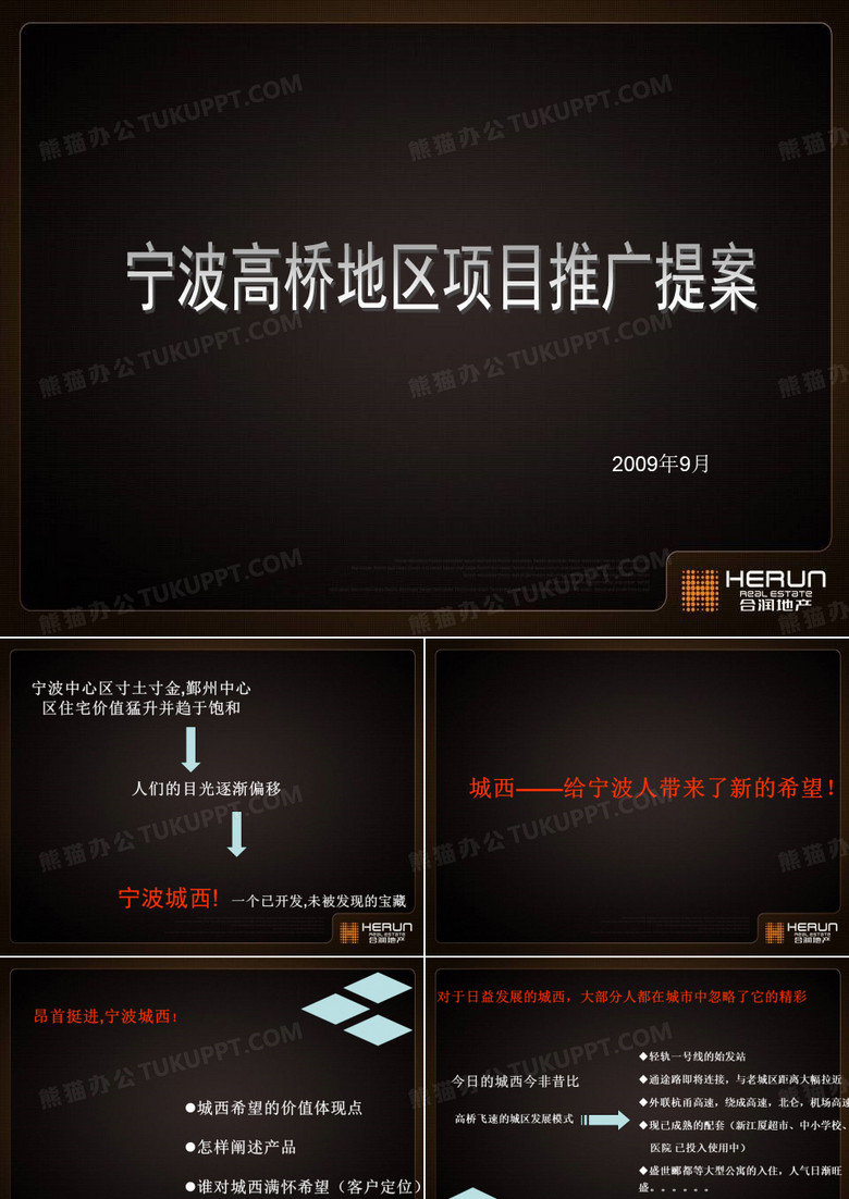 宁波高桥地区的项目推广提案56PPT2009年