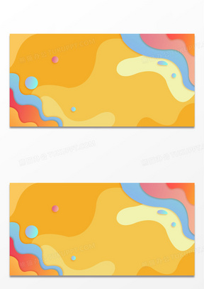 渐变几何撞色简约色块背景