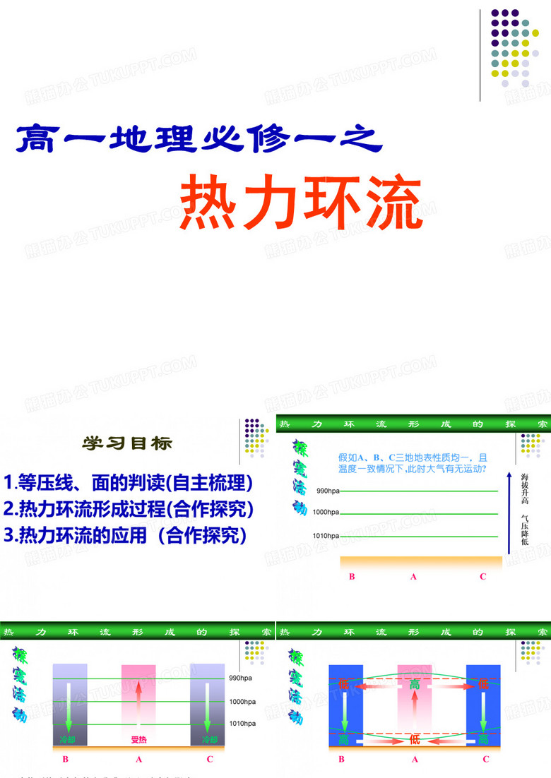 高一地理必修一热力环流