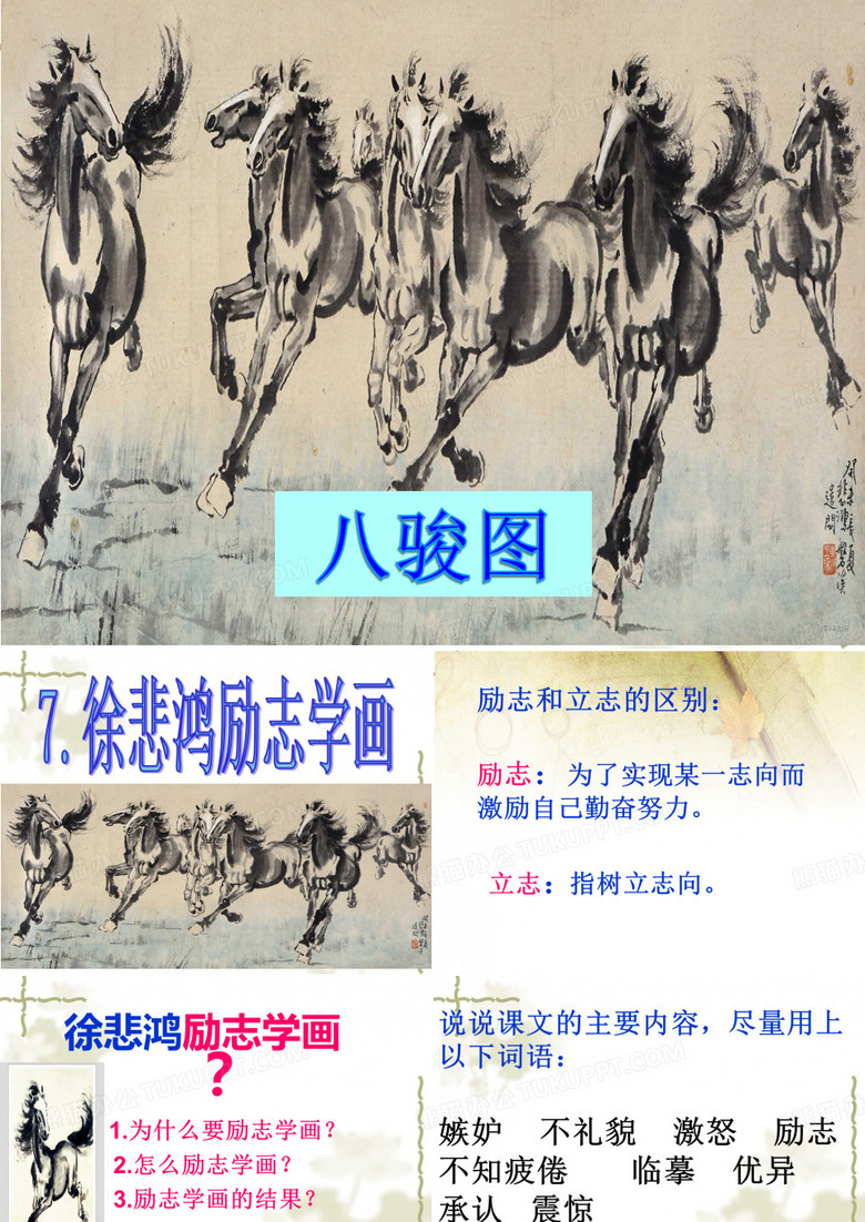 最终 徐悲鸿励志学画