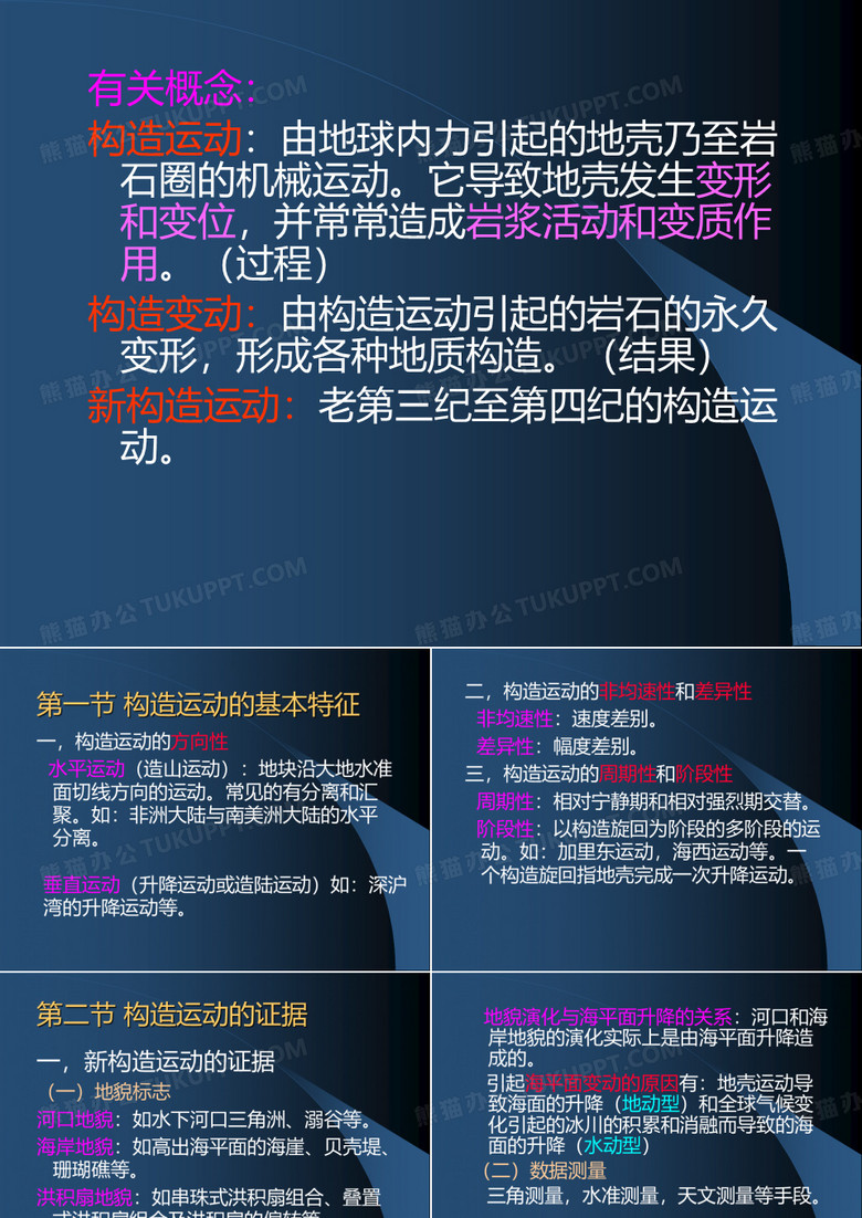 构造运动与地质构造