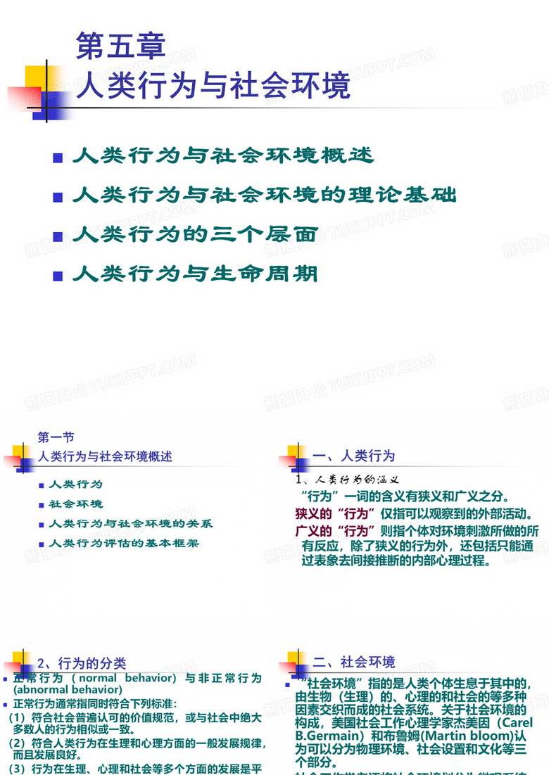 人类行为与社会环境