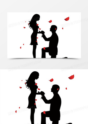 表白求婚图片素材