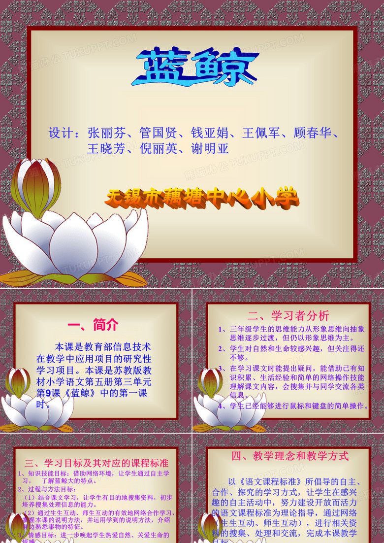 蓝鲸ppt课件
