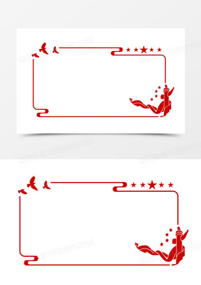 边框矢量图片素材