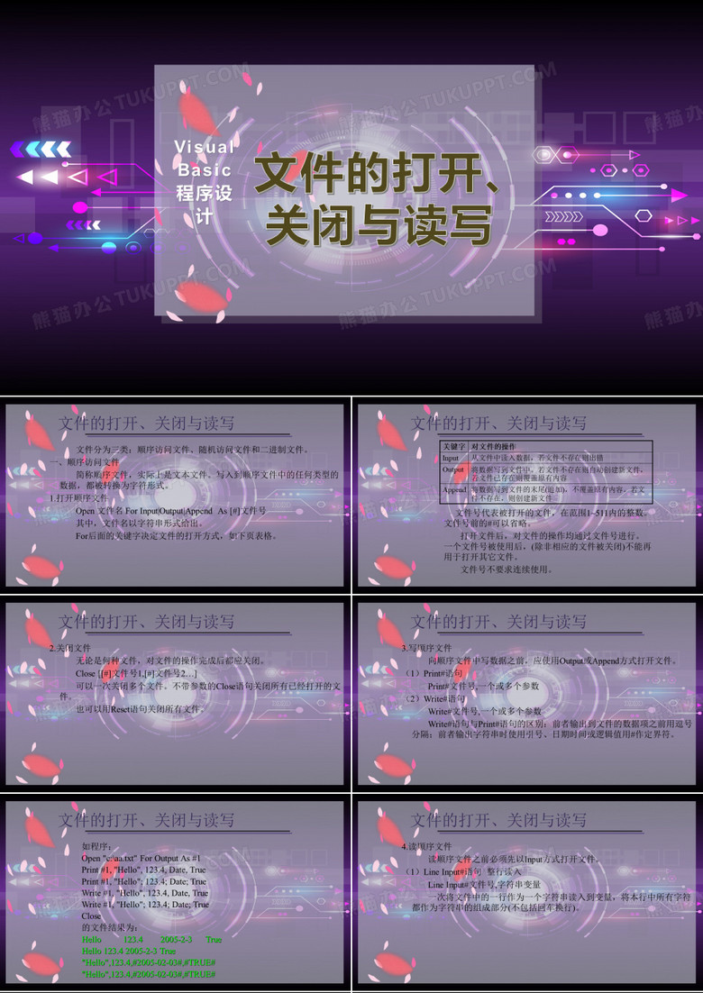 文件的打开、关闭与读写
