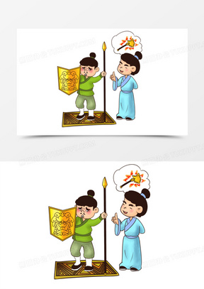 中国古代成语故事自相矛盾