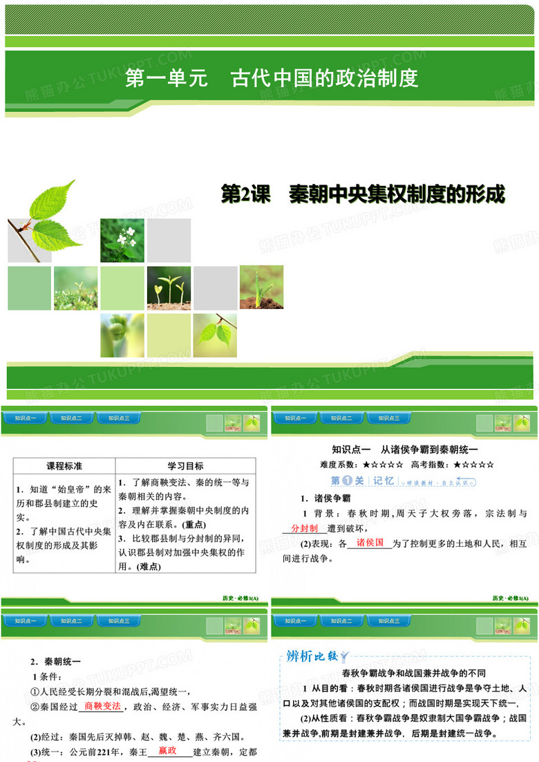 高一历史必修一