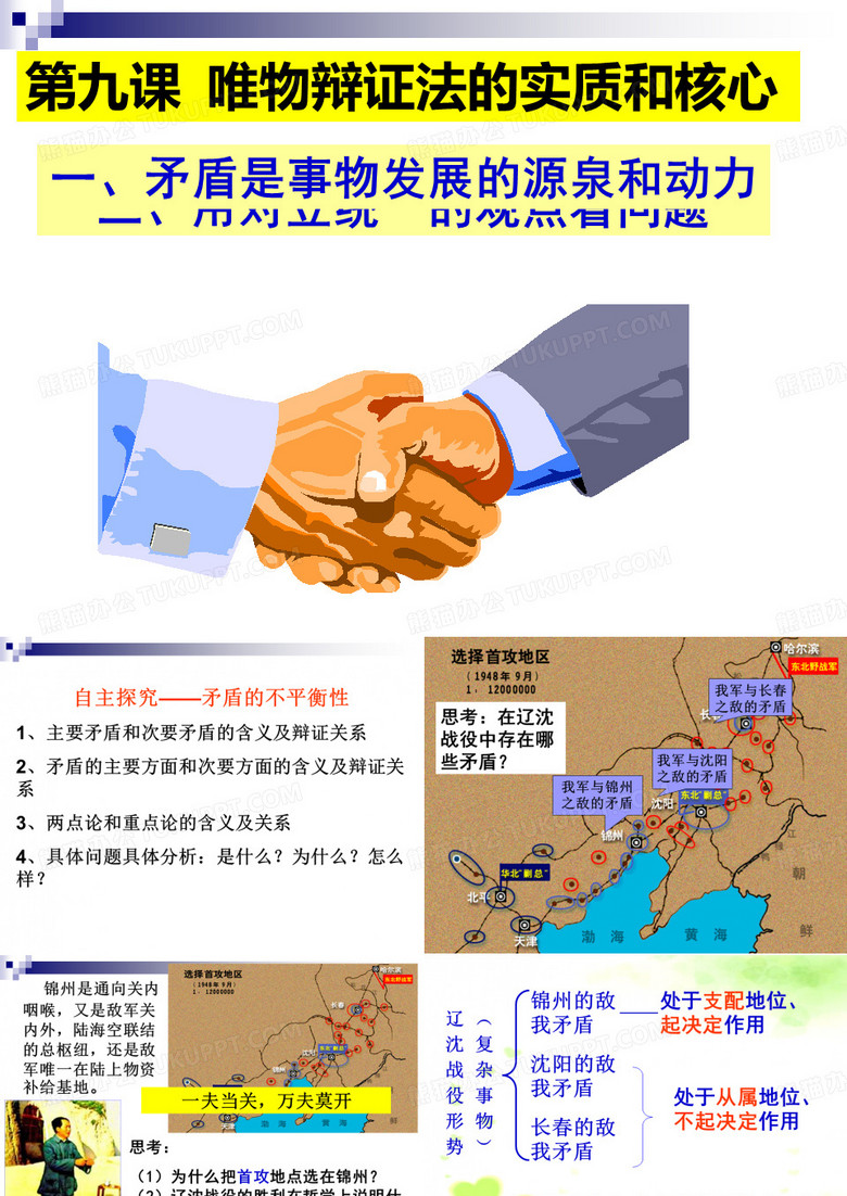 用对立统一的观点看问题
