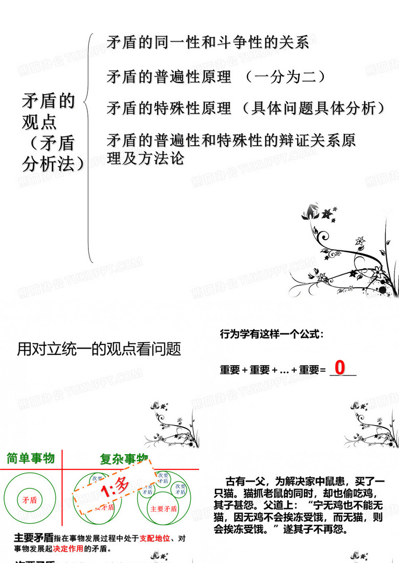 用对立统一的观点看问题