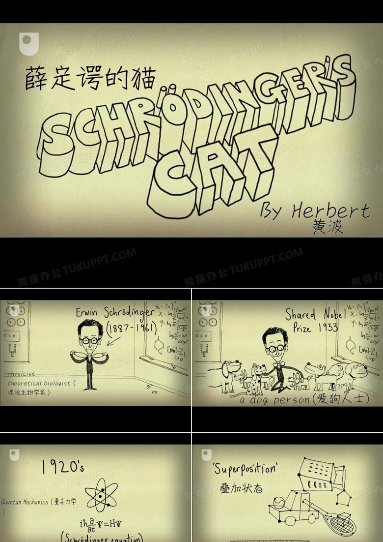 薛定谔的猫英语演讲