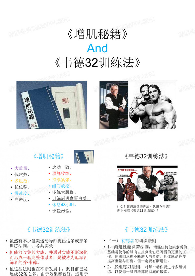 增肌秘籍、韦德32训练法