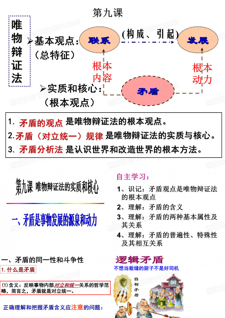 矛盾是事物发展的源泉和动力