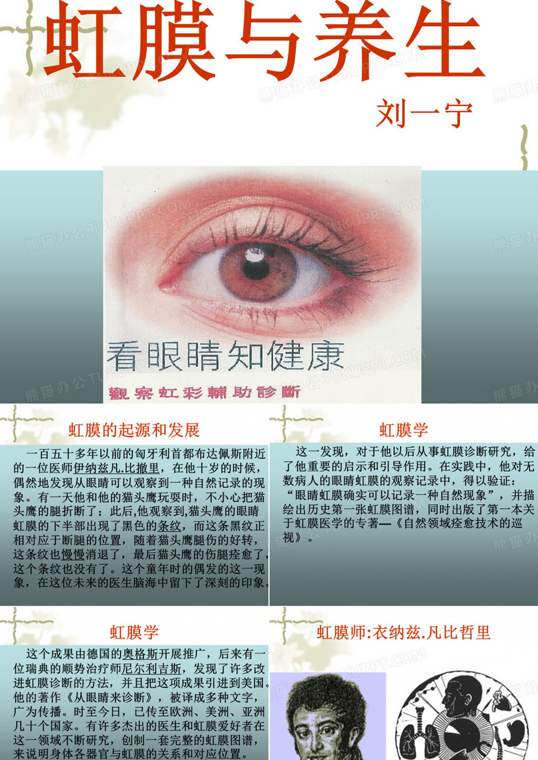 虹膜与养生