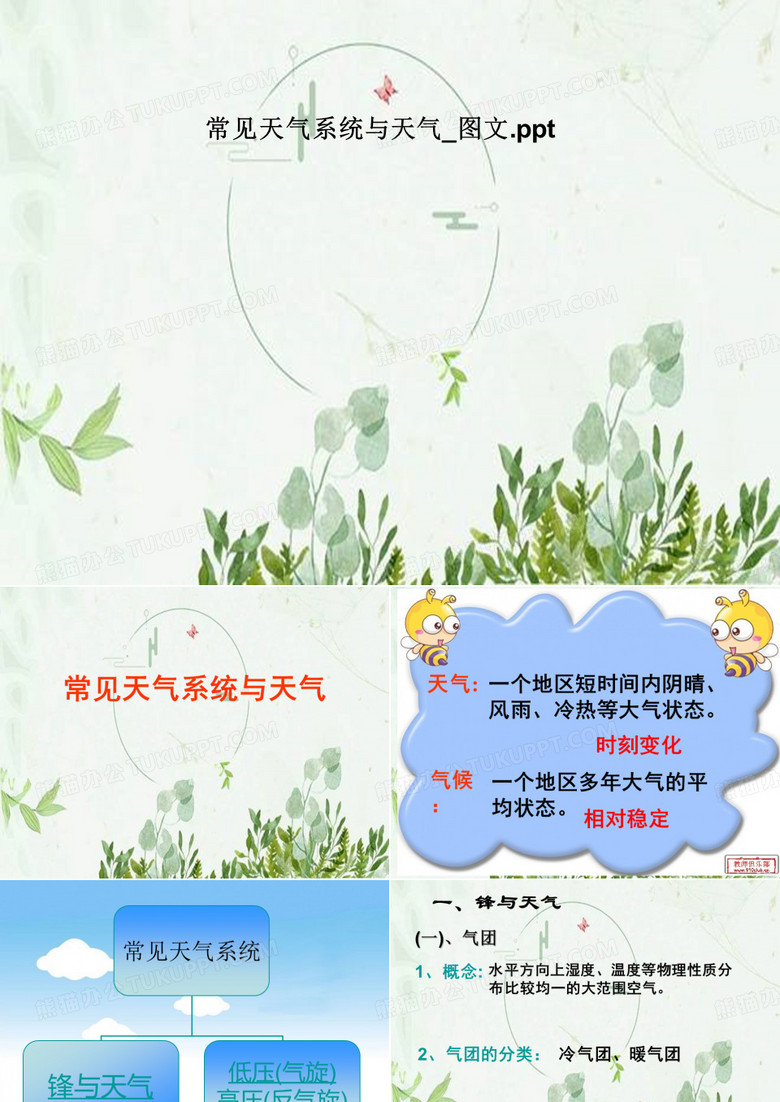 常见天气系统与天气_图文