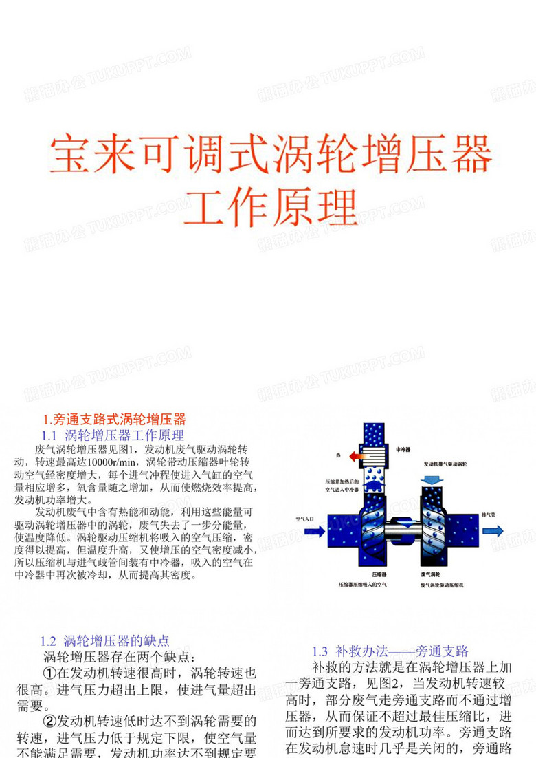 宝来可调式涡轮增压器