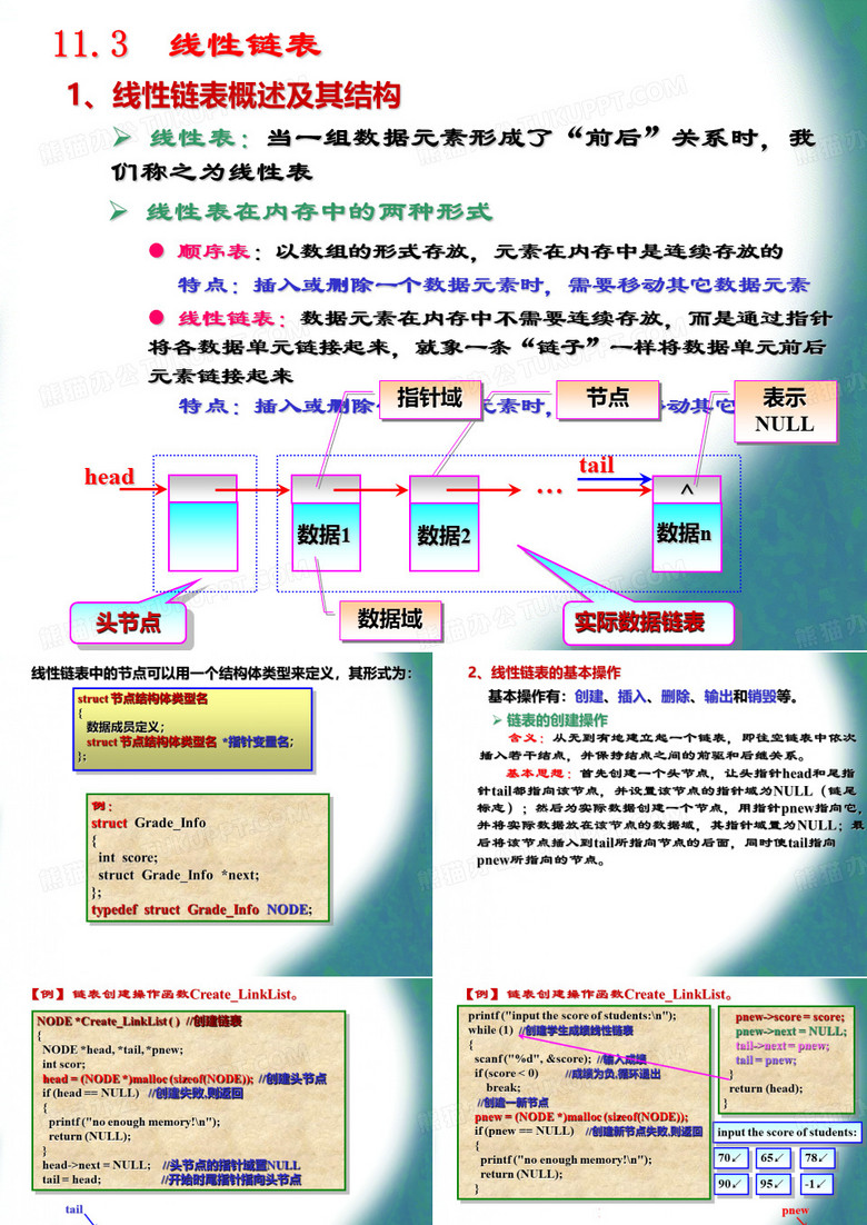 补充链表