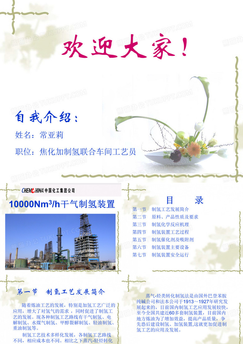 制氢工艺简介概要