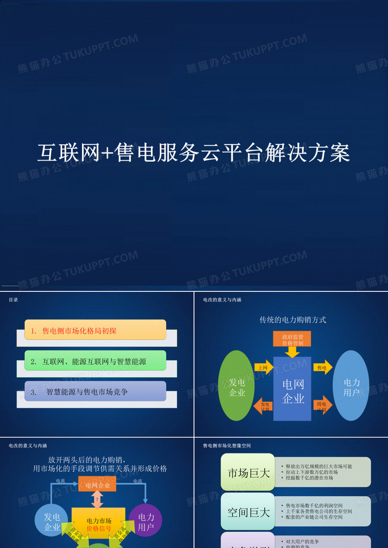 互联网+售电服务云平台解决方案