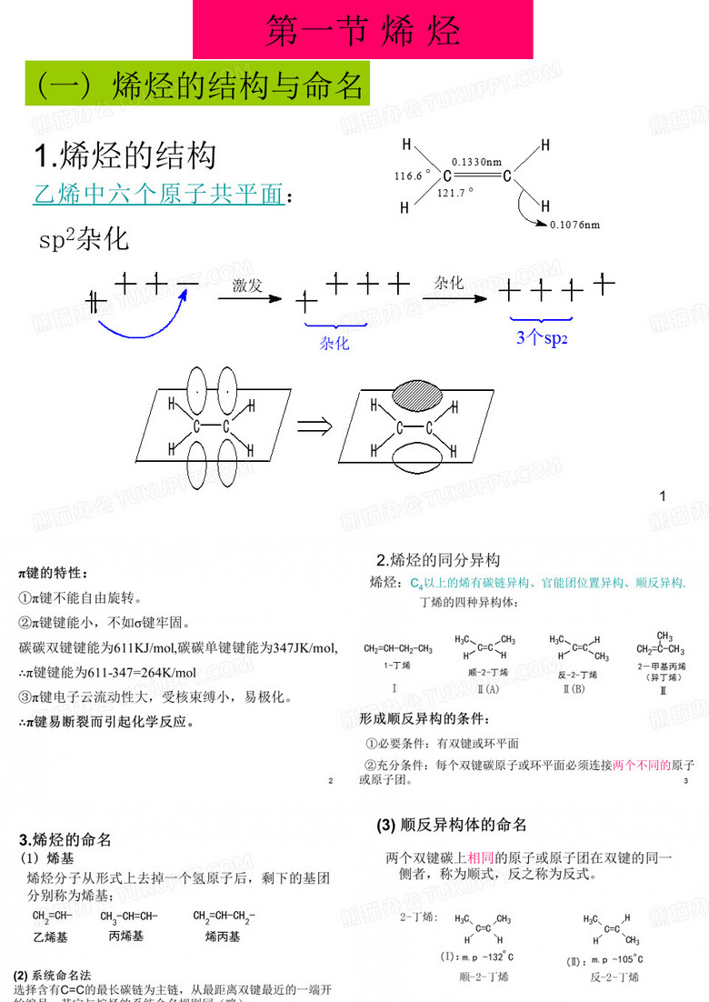 烯烃和二烯烃