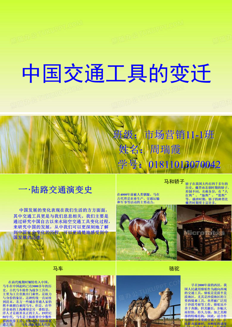 中国交通的演变史