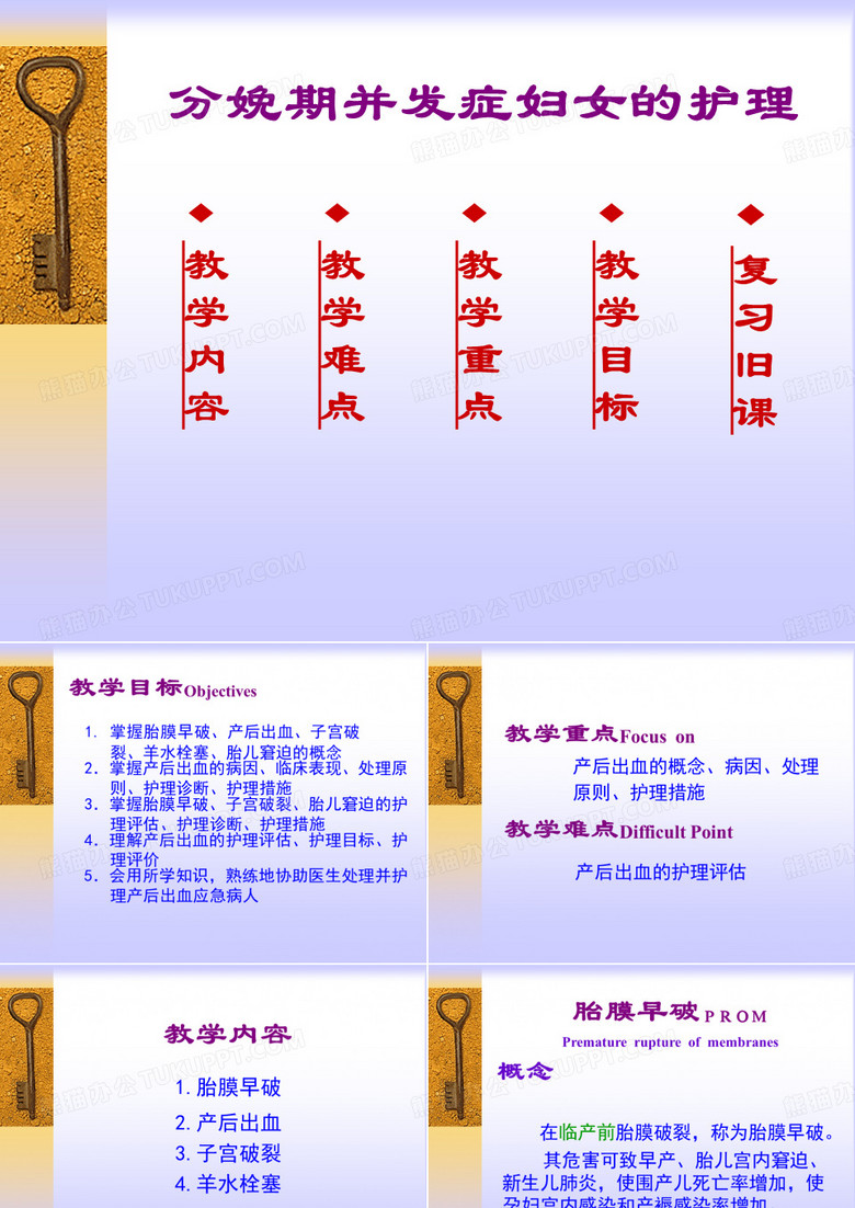 分娩期并发症妇女的护理