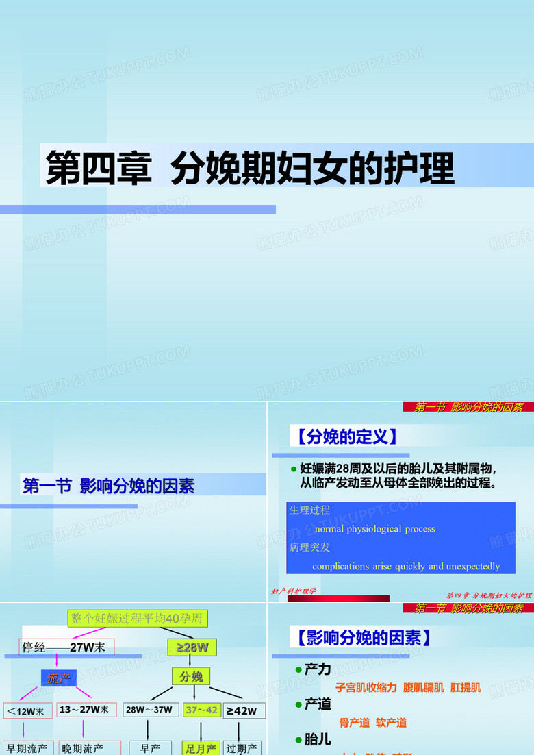 分娩期妇女的护理(精)