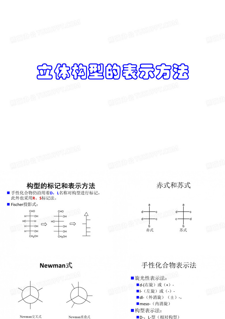 立体构型的表示法