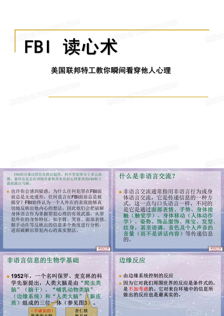 FBI读心术